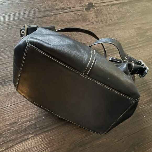 Coach Vintage Black Hobo Bag 9566 - Picture 7 of 10